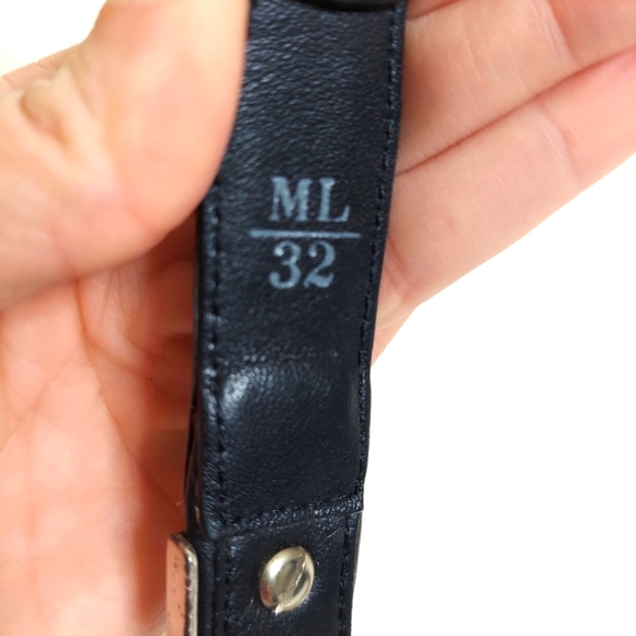 Brighton Black Leather W/ Various Animal Patterned Metal Embellished Belt - Picture 6 of 16